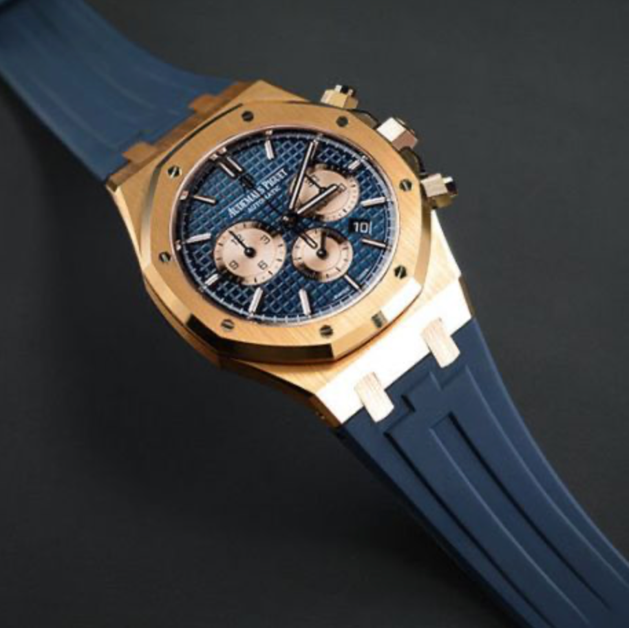 deneniyor- Rubber B Entegre Kauçuk Kayış | Audemars Piguet Royal Oak 41 mm Deri Kayışlı ile Uyumlu