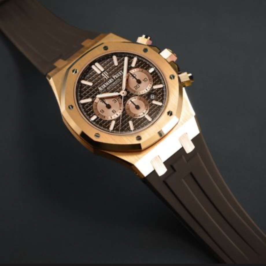 deneniyor- Rubber B Entegre Kauçuk Kayış | Audemars Piguet Royal Oak 41 mm Deri Kayışlı ile Uyumlu