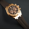 deneniyor- Rubber B Entegre Kauçuk Kayış | Audemars Piguet Royal Oak 41 mm Deri Kayışlı ile Uyumlu