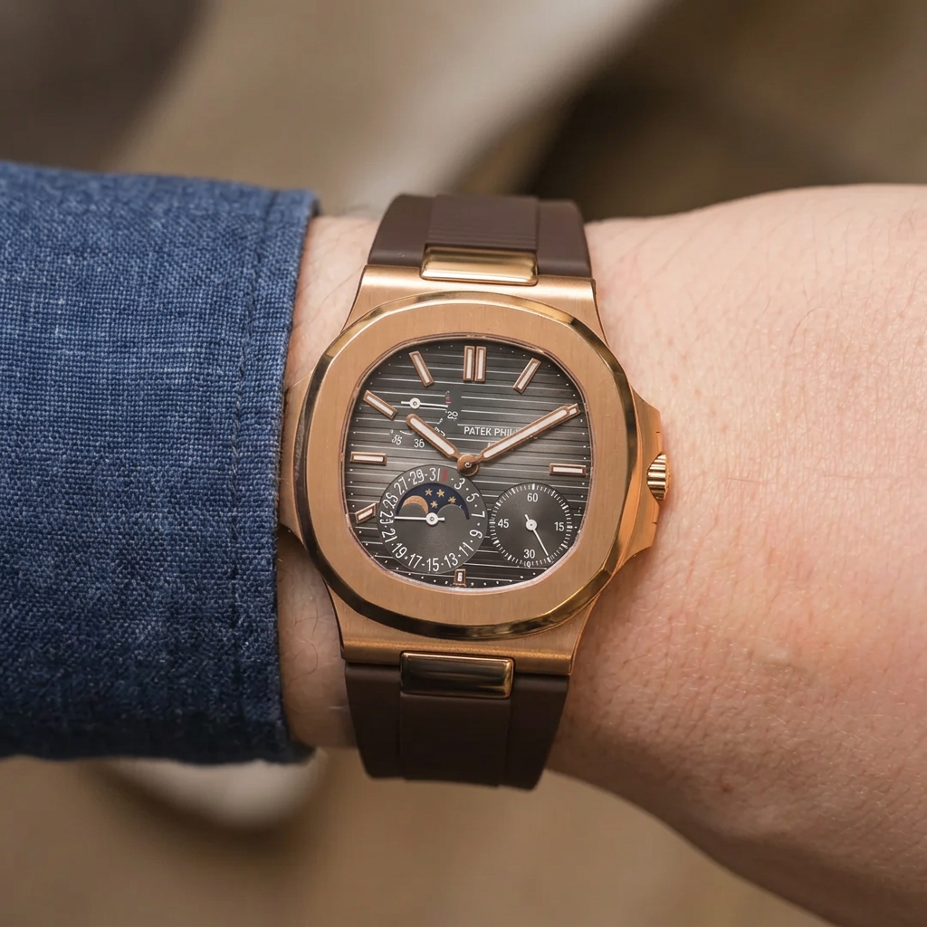 Patek Nautilus 5712 ile Uyumlu Kayış