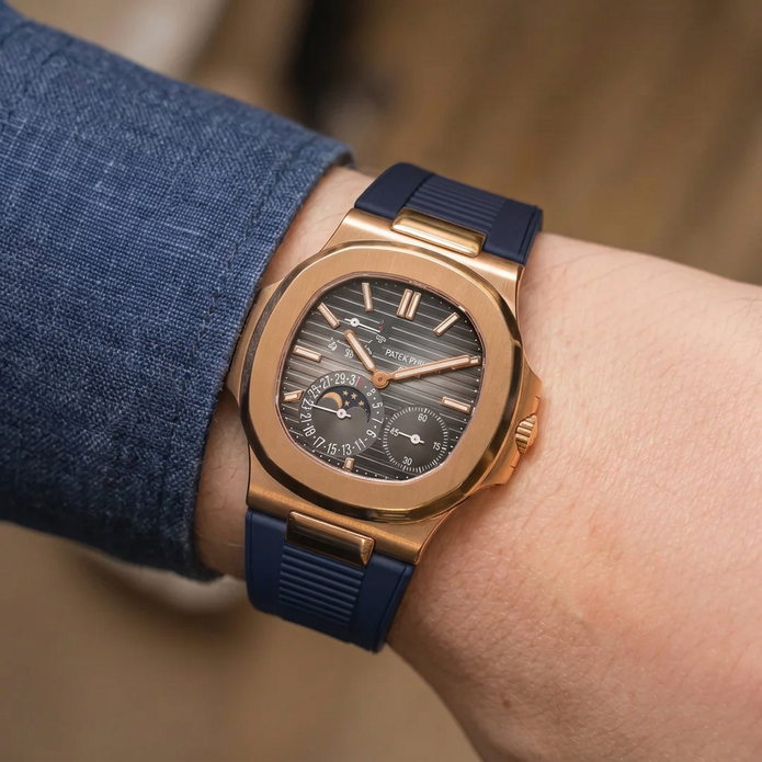 Patek Nautilus 5712 ile Uyumlu Kayış