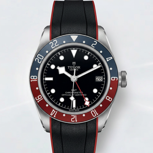 Rubber B Kauçuk Kayış | Tudor Black Bay GMT 41 mm ile Uyumlu