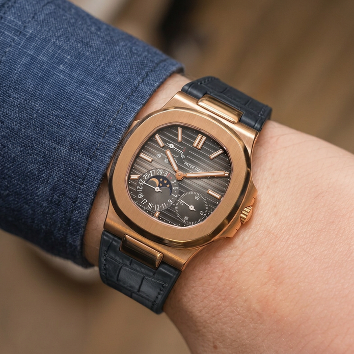 Patek Nautilus 5712 ile Uyumlu Kayış