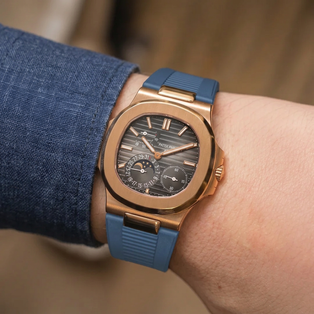 Patek Nautilus 5712 ile Uyumlu Kayış