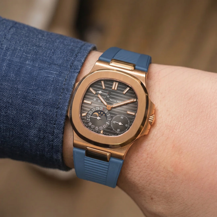 Patek Nautilus 5712 ile Uyumlu Kayış