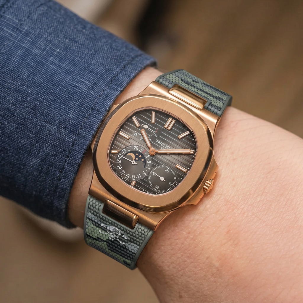 Patek Nautilus 5712 ile Uyumlu Kayış