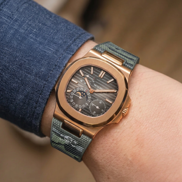Patek Nautilus 5712 ile Uyumlu Kayış