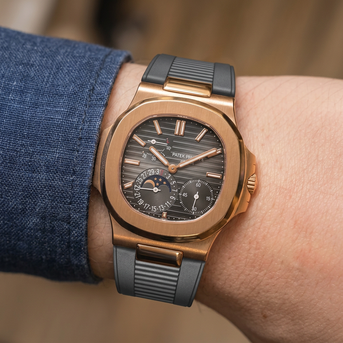 Patek Nautilus 5712 ile Uyumlu Kayış
