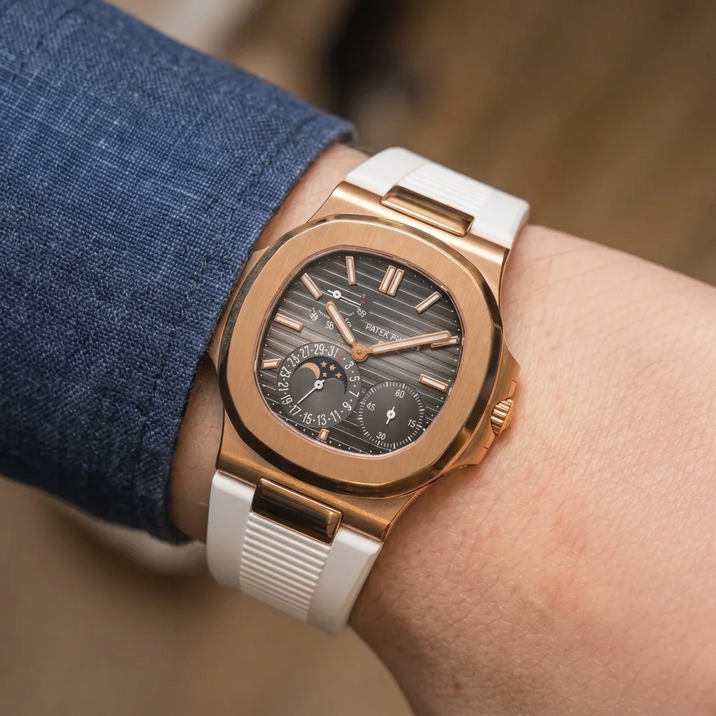Patek Nautilus 5712 ile Uyumlu Kayış