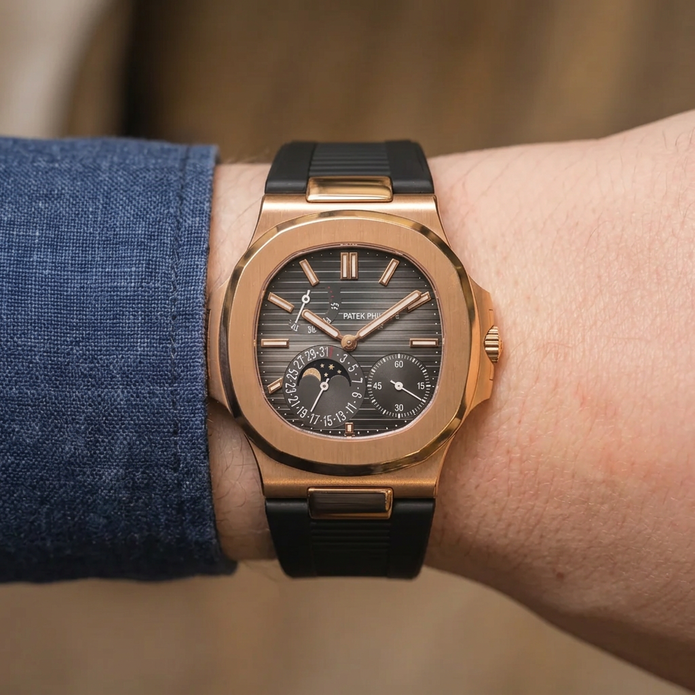 Patek Nautilus 5712 ile Uyumlu Kayış