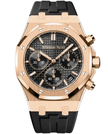 Rubber B | Audemars Piguet Royal Oak Alligator Deri Kayış 41 mm ile Uyumlu