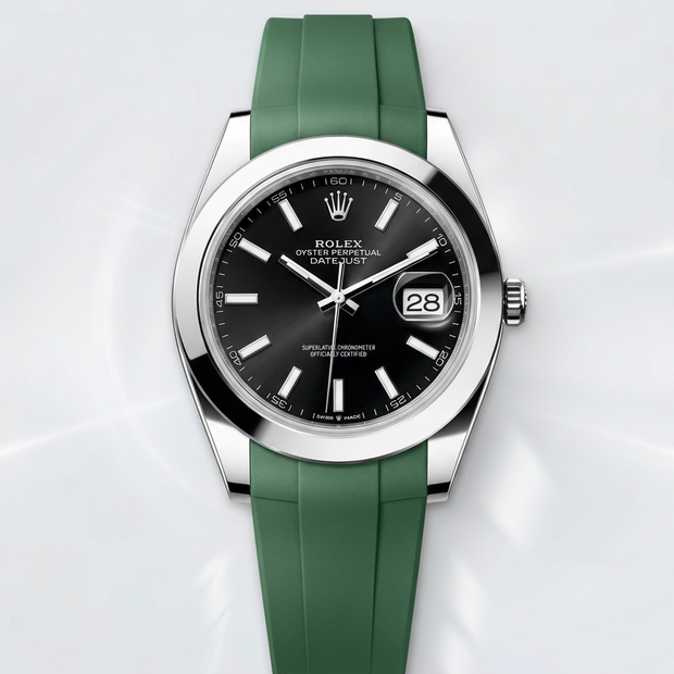 Rubber B Entegre Kauçuk Kayış | Rolex Datejust 41 mm (Ref: 1263**) ile Uyumlu