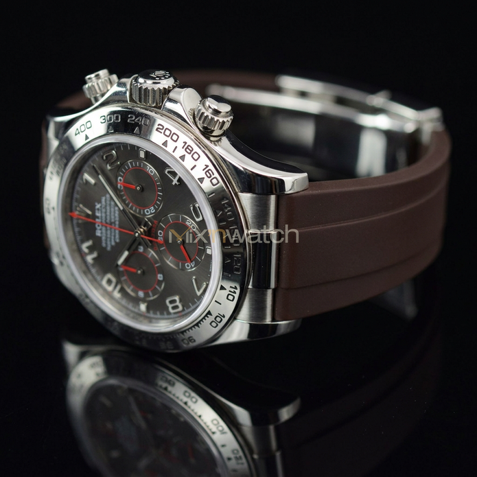 Daytona Deri Kayış Yellow Gold, White Gold ile Uyumlu