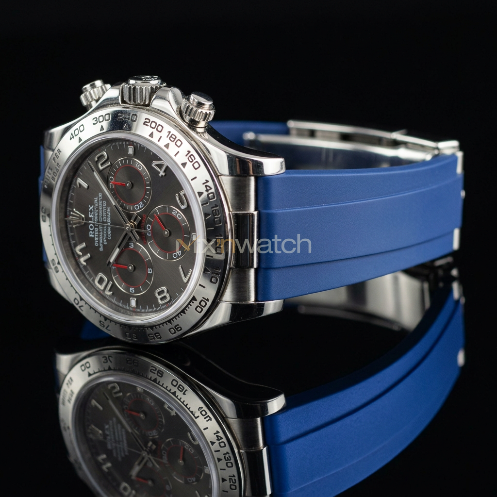 Daytona Deri Kayış Yellow Gold, White Gold ile Uyumlu