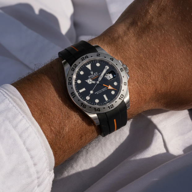 Explorer II 42 mm (Ref; 216570) ile Uyumlu Kayış