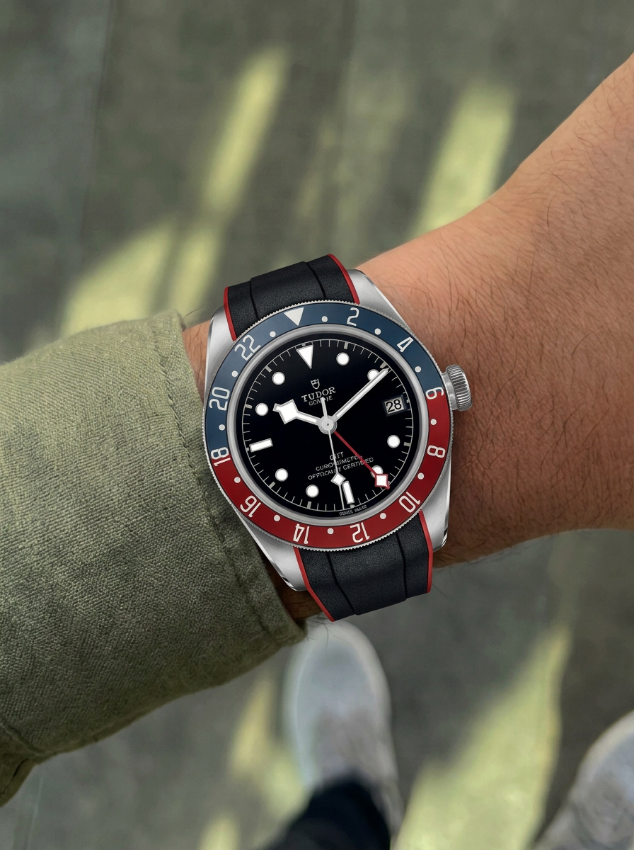 Tudor Black Bay GMT 41 mm ile Uyumlu