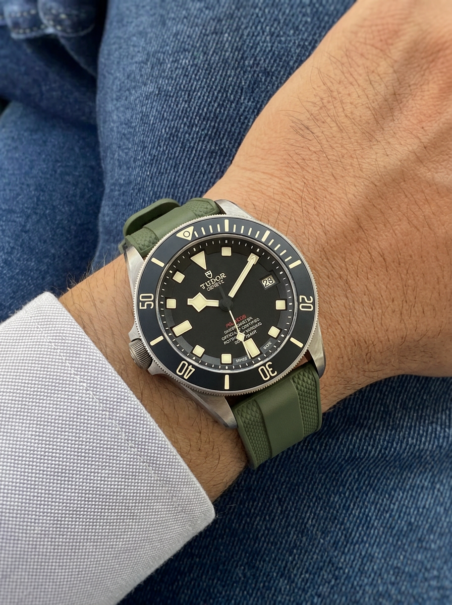 Tudor Pelagos FXD 42 mm ile Uyumlu Kayış