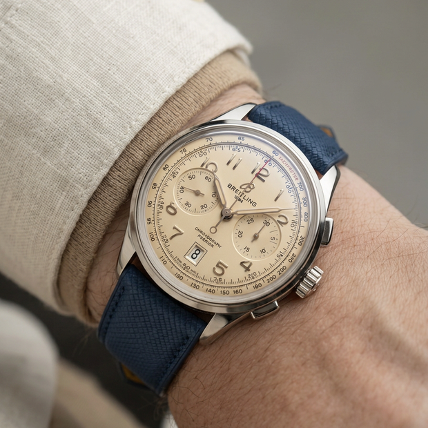 Breitling Premier Chronograph 42 mm ile Uyumlu Kayış