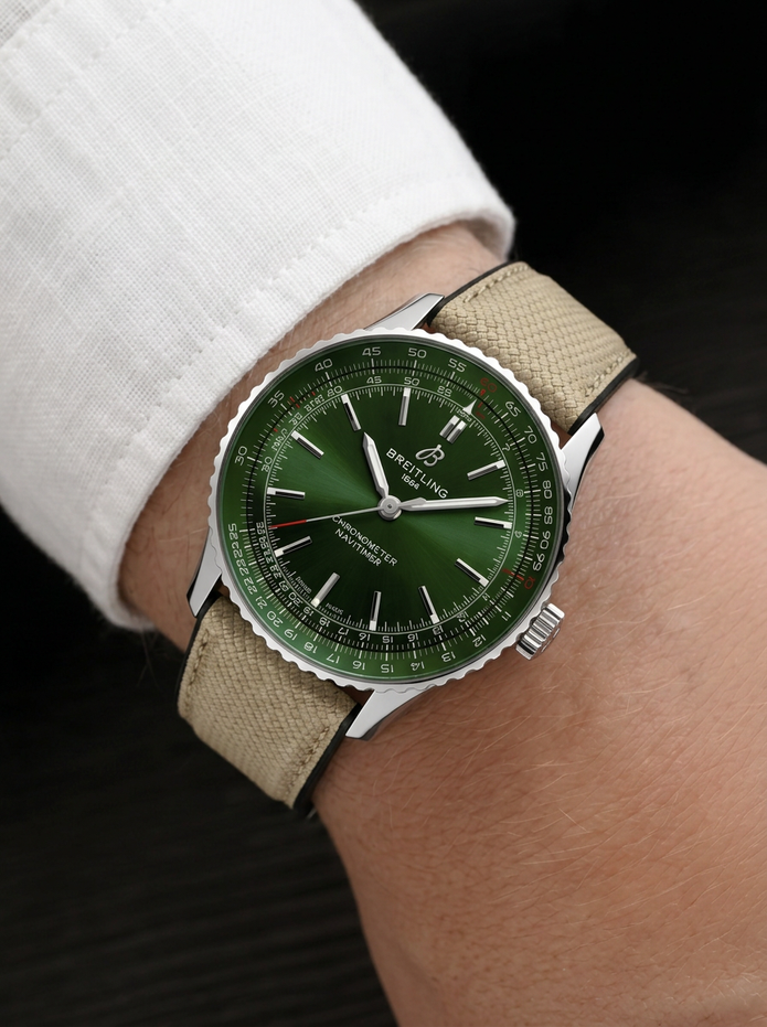 Breitling Navitimer 41 mm ile Uyumlu Kayış