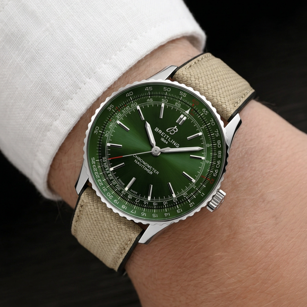Breitling Navitimer 41 mm ile Uyumlu Kayış