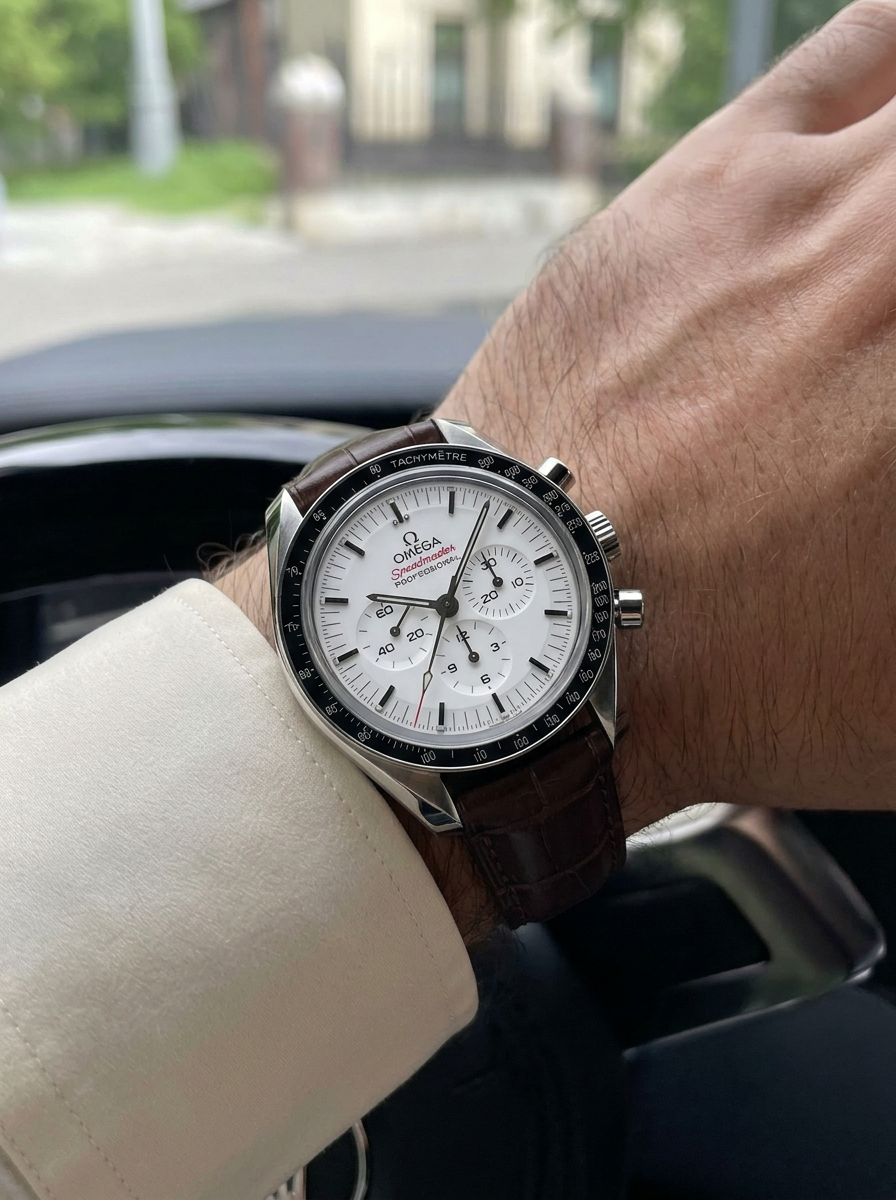 Omega Speedmaster 42 mm ile Uyumlu Kayış