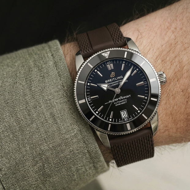 Breitling Superocean 42 mm  ile Uyumlu Kayış