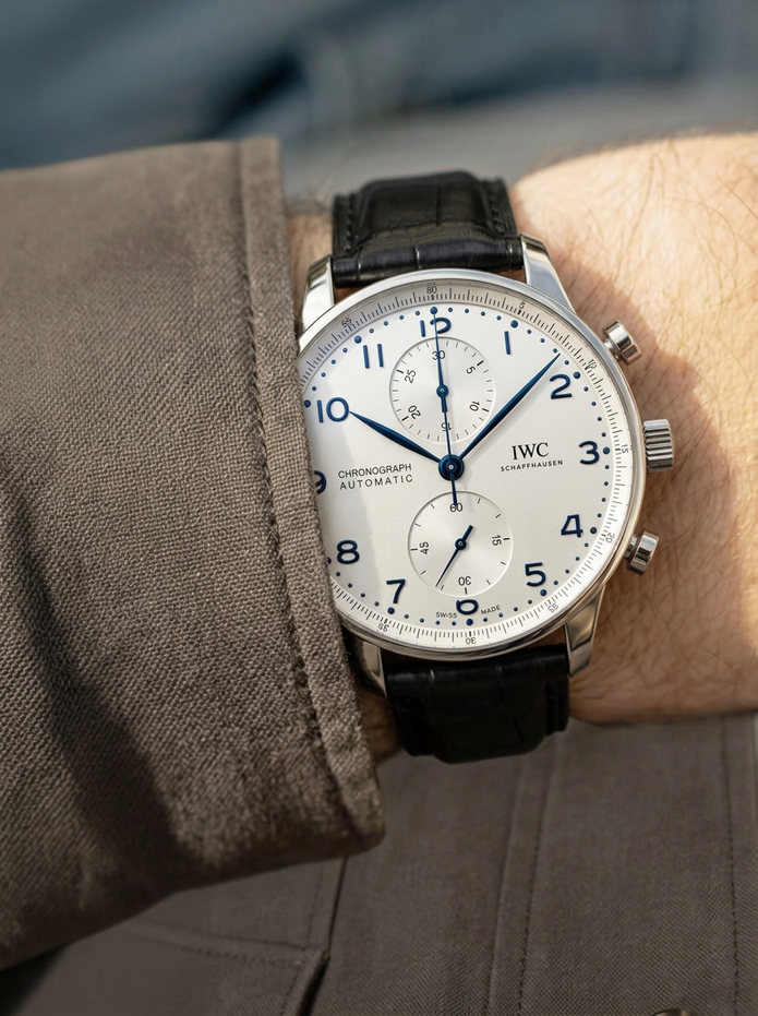 IWC Portugieser Chrono 41 mm ile Uyumlu