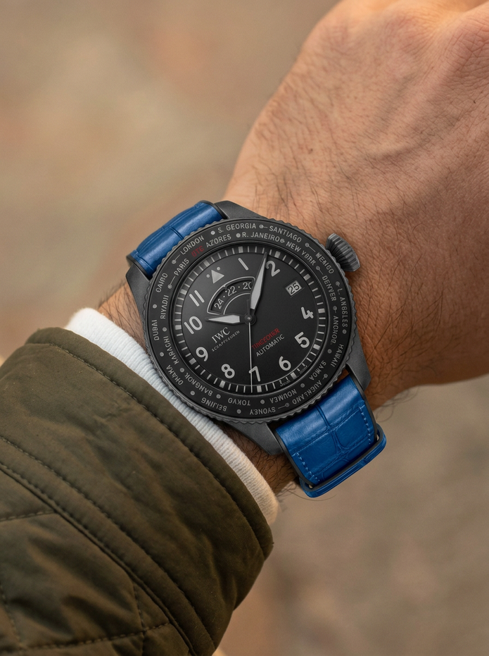 IWC Portugieser Timezoner ile Uyumlu