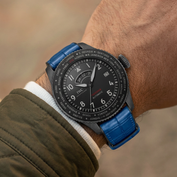 IWC Portugieser Timezoner ile Uyumlu Kayış