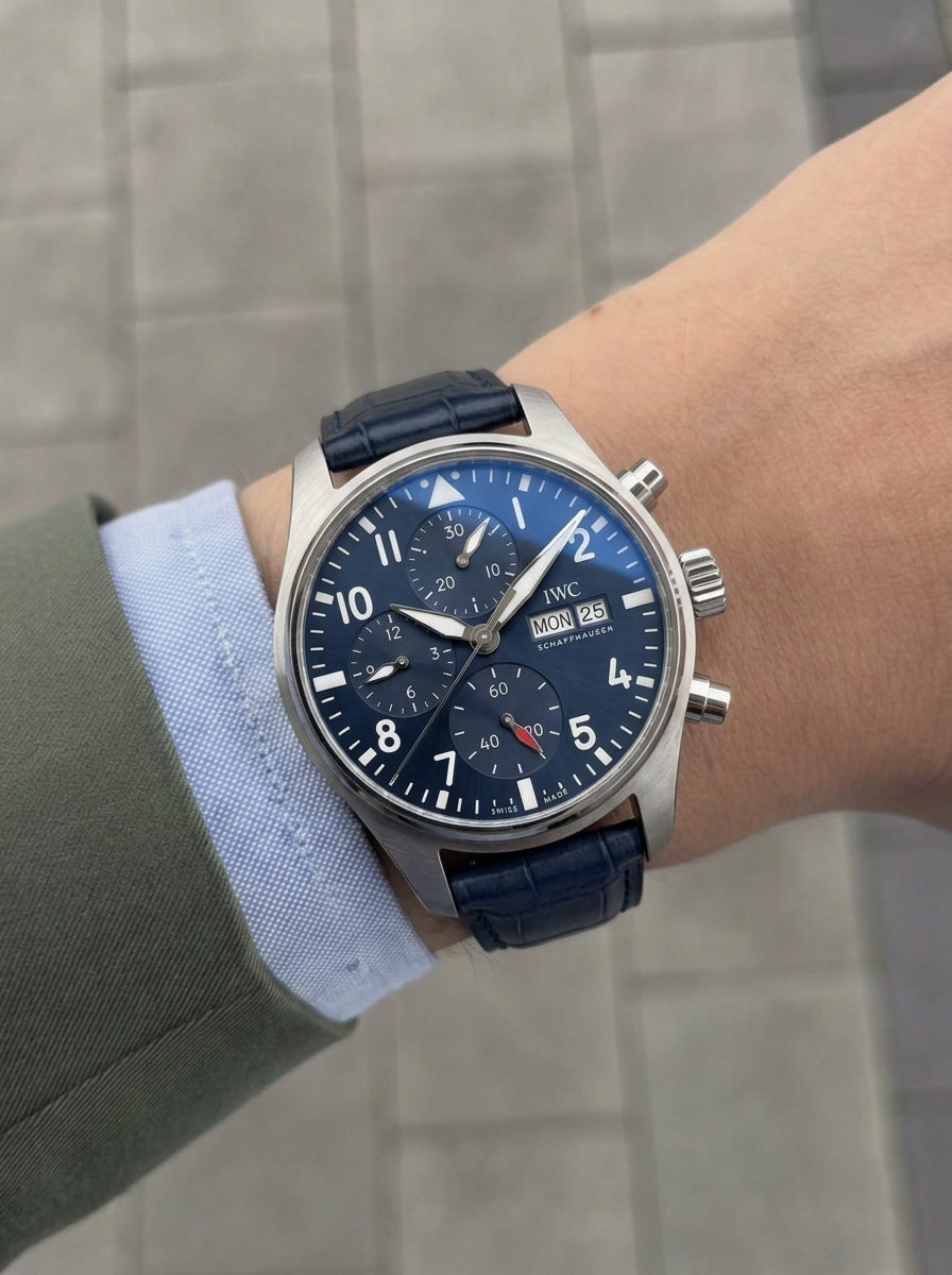 IWC Pilot Chrono 41 mm ile Uyumlu