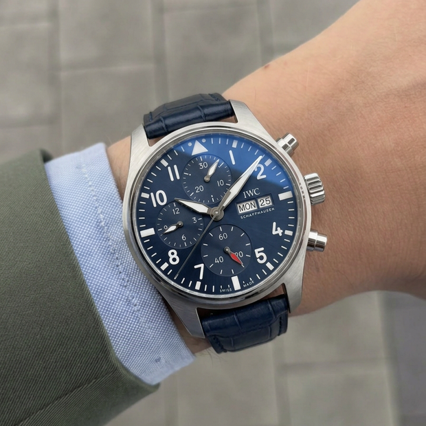 IWC Pilot Chrono 41 mm ile Uyumlu Kayış