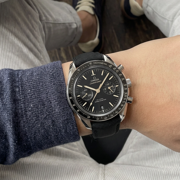 Omega Speedmaster Two Counters 44.25 mm ile Uyumlu Kayış