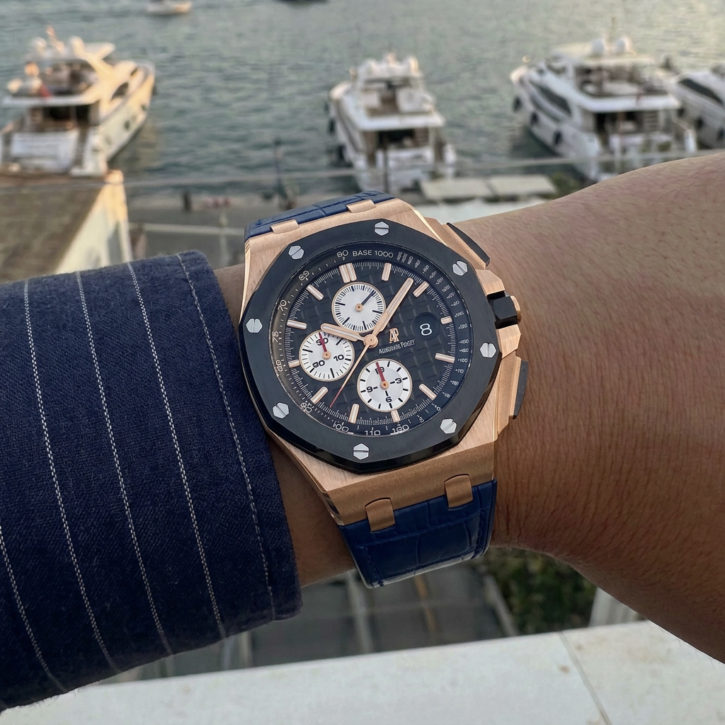 AP Royal Oak Offshore 44 mm ile Uyumlu Kayış