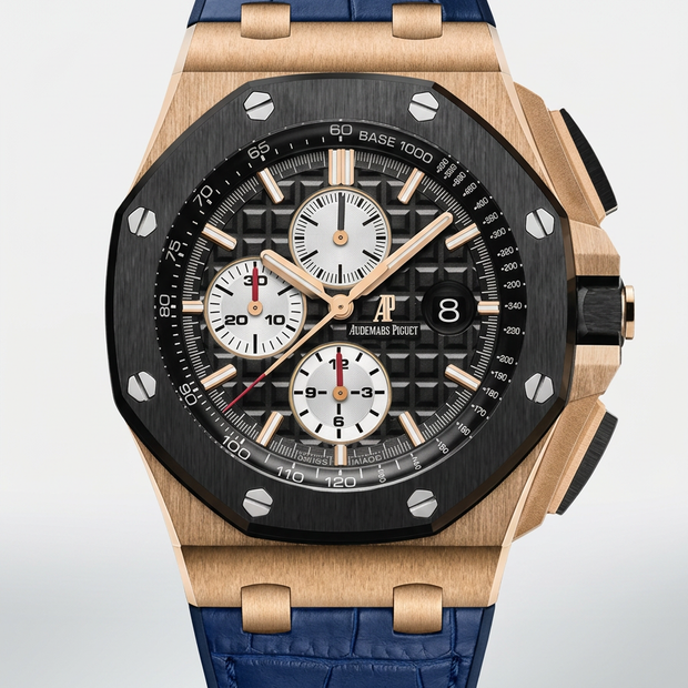 Rubber B Kauçuk Kayış | Audemars Piguet Royal Oak Offshore 44 mm ile Uyumlu