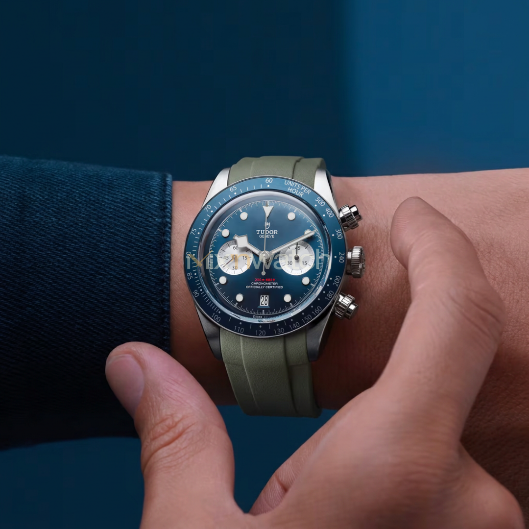 Tudor Black Bay Chrono 41 mm ile Uyumlu