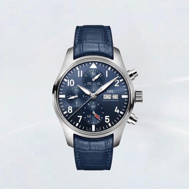 Rubber B Kauçuk Kayış | IWC Pilot Chrono 41 mm ile Uyumlu