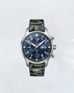 Rubber B Kauçuk Kayış | IWC Pilot Chrono 43 mm ile Uyumlu