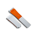 Arctic White/Mandarin Orange