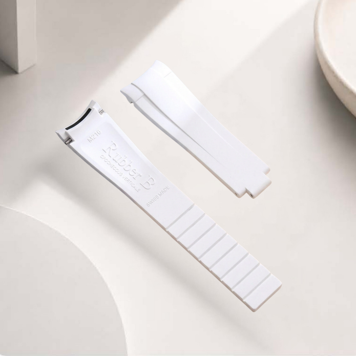 Rubber B Entegre Kauçuk Kayış | Rolex Oyster Perpetual 34 mm ile Uyumlu