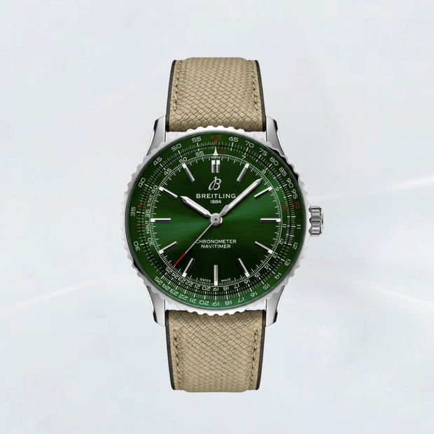 Rubber B Kauçuk Kayış | Breitling Navitimer 41 mm ile Uyumlu