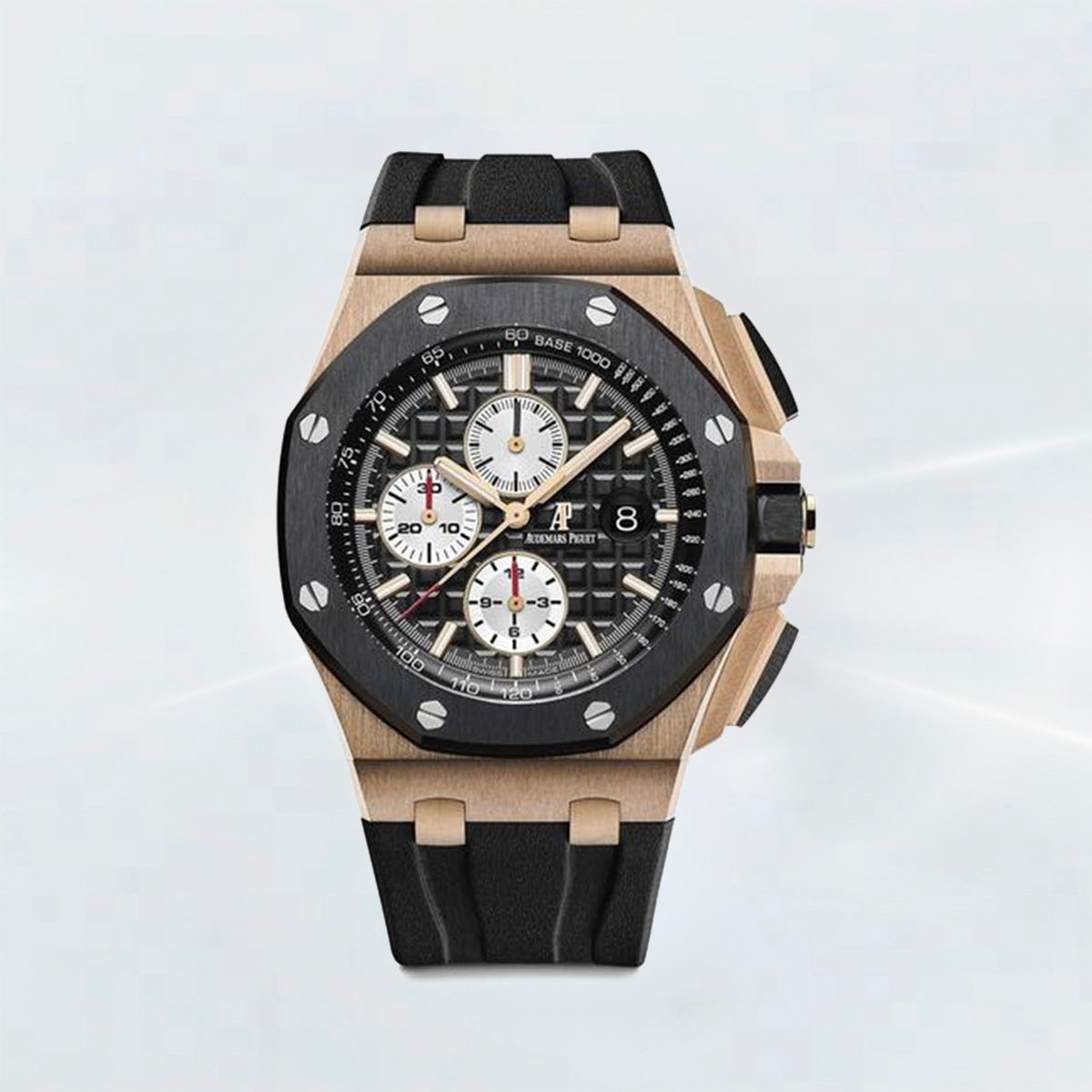 Rubber B Entegre Kauçuk Kayış | Audemars Piguet Offshore 44 mm ile Uyumlu