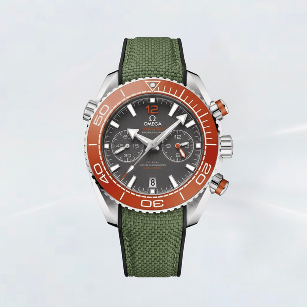 Rubber B Kauçuk Kayış | Omega Seamaster Planet Ocean 600 45.5 mm ile Uyumlu