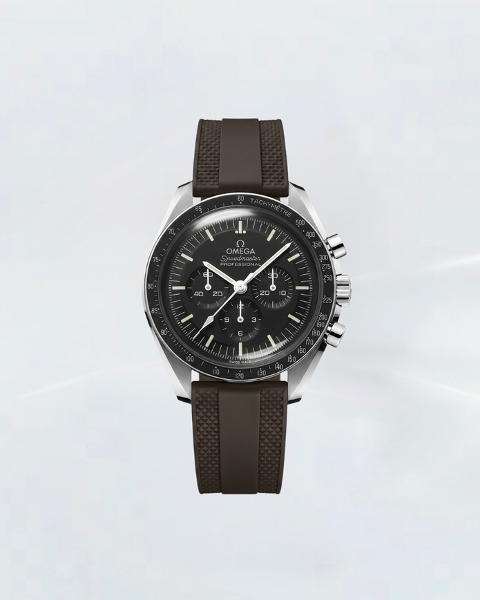 Rubber B Kauçuk Kayış | Omega Speedmaster 42 mm ile Uyumlu