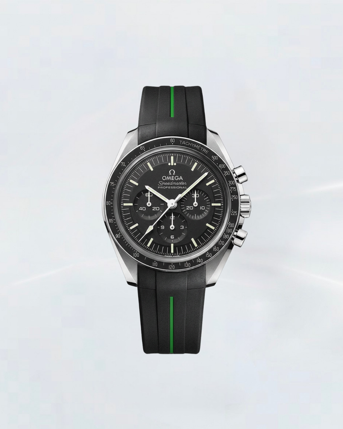 Rubber B Kauçuk Kayış | Omega Speedmaster MoonSwatch ile Uyumlu