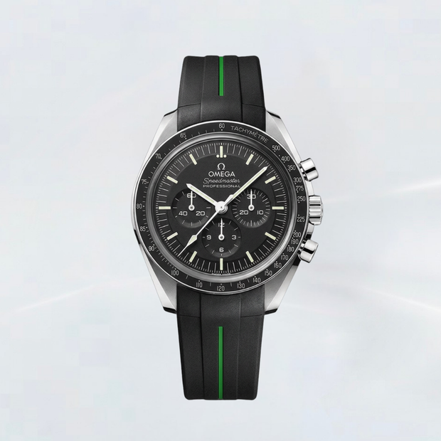 Rubber B Kauçuk Kayış | Omega Speedmaster MoonSwatch ile Uyumlu
