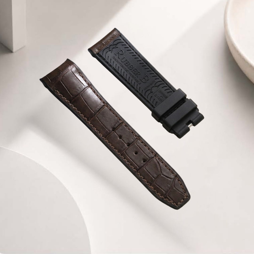 Rubber B Entegre Kauçuk Kayış | Panerai Luminor 1950 44 mm ile Uyumlu - Versiyon 1
