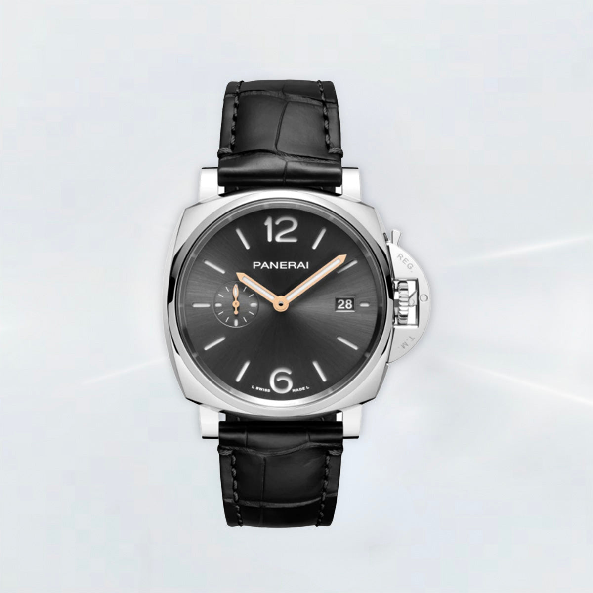 Rubber B Entegre Kauçuk Kayış | Panerai 42 mm Panerai Klipsi ile Uyumlu