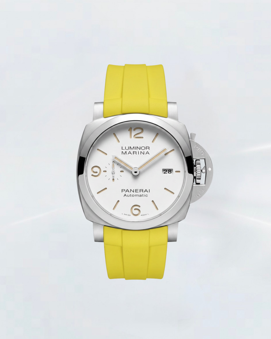Rubber B Entegre Kauçuk Kayış | Panerai Luminor & Luminor Marina 44 mm ile Uyumlu