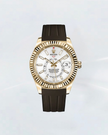 Rubber B Deri Kayış | Rolex Sky-Dweller Yellow Gold / White Gold / Rose Gold ile Uyumlu