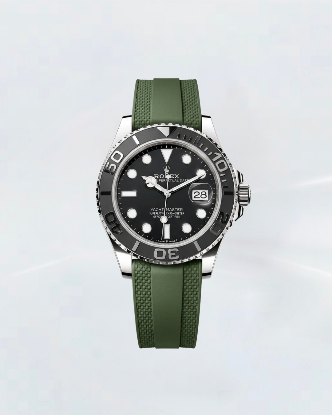 Yacht-Master 42 mm (Oysterflex) ile Uyumlu Kayış